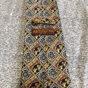 Men’s silk tie - Nat Museum NUC art store piece